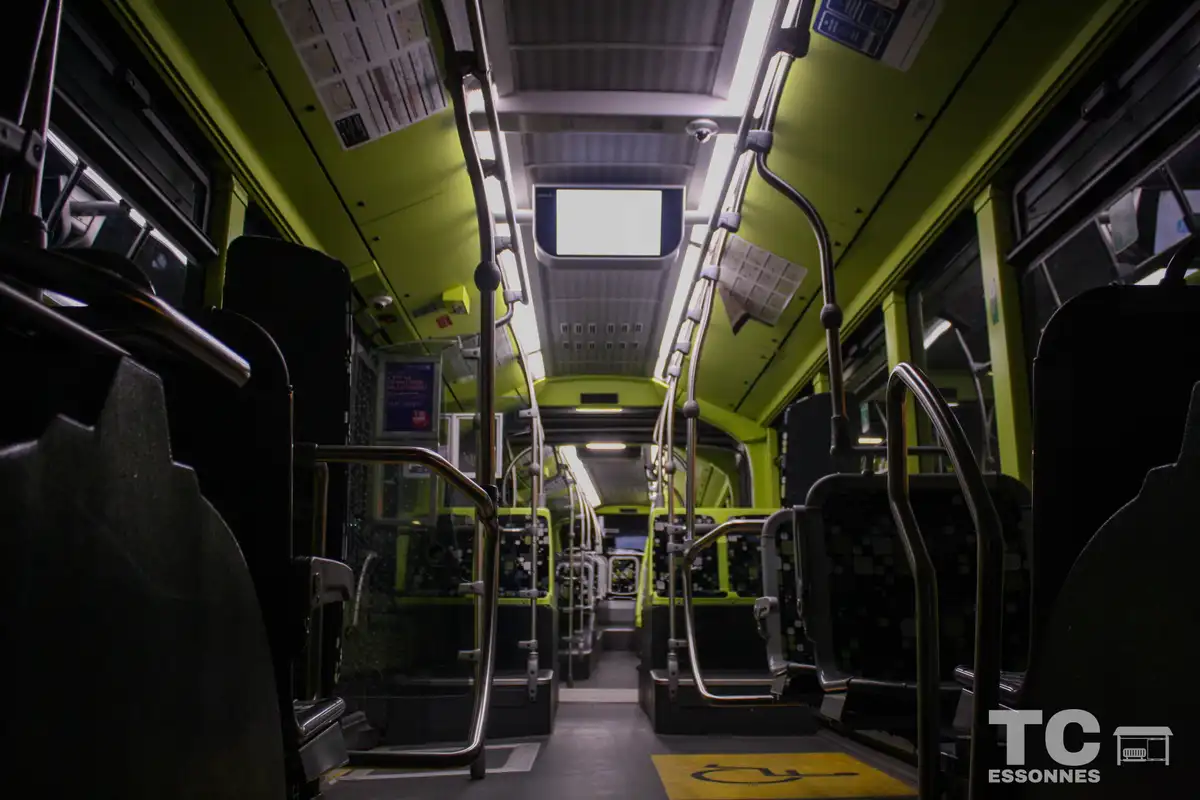 Intérieur d'un Citaro G2 ex-TICE